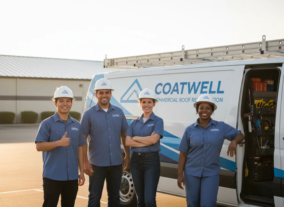 Commercial roof coating company in Waller, TX