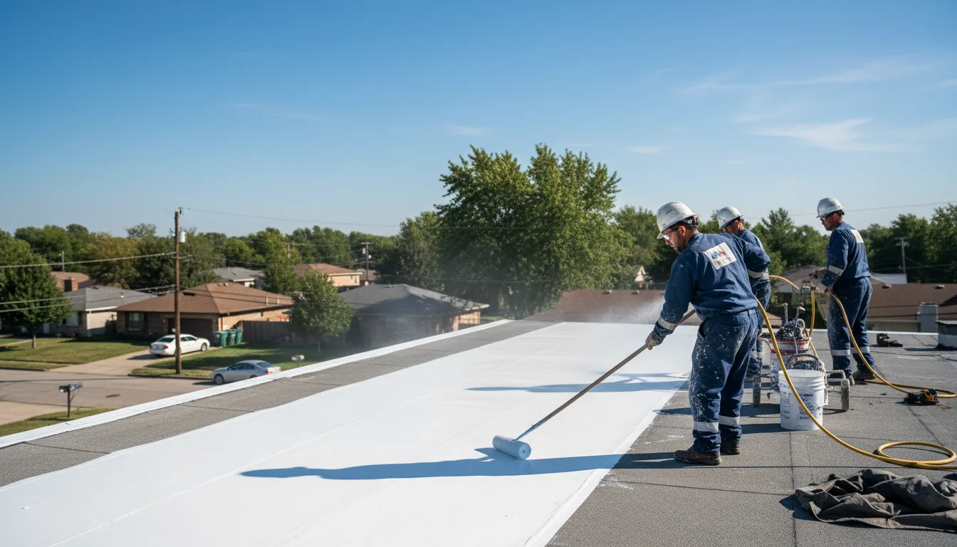 Commercial roof coating in Waller, TX near me